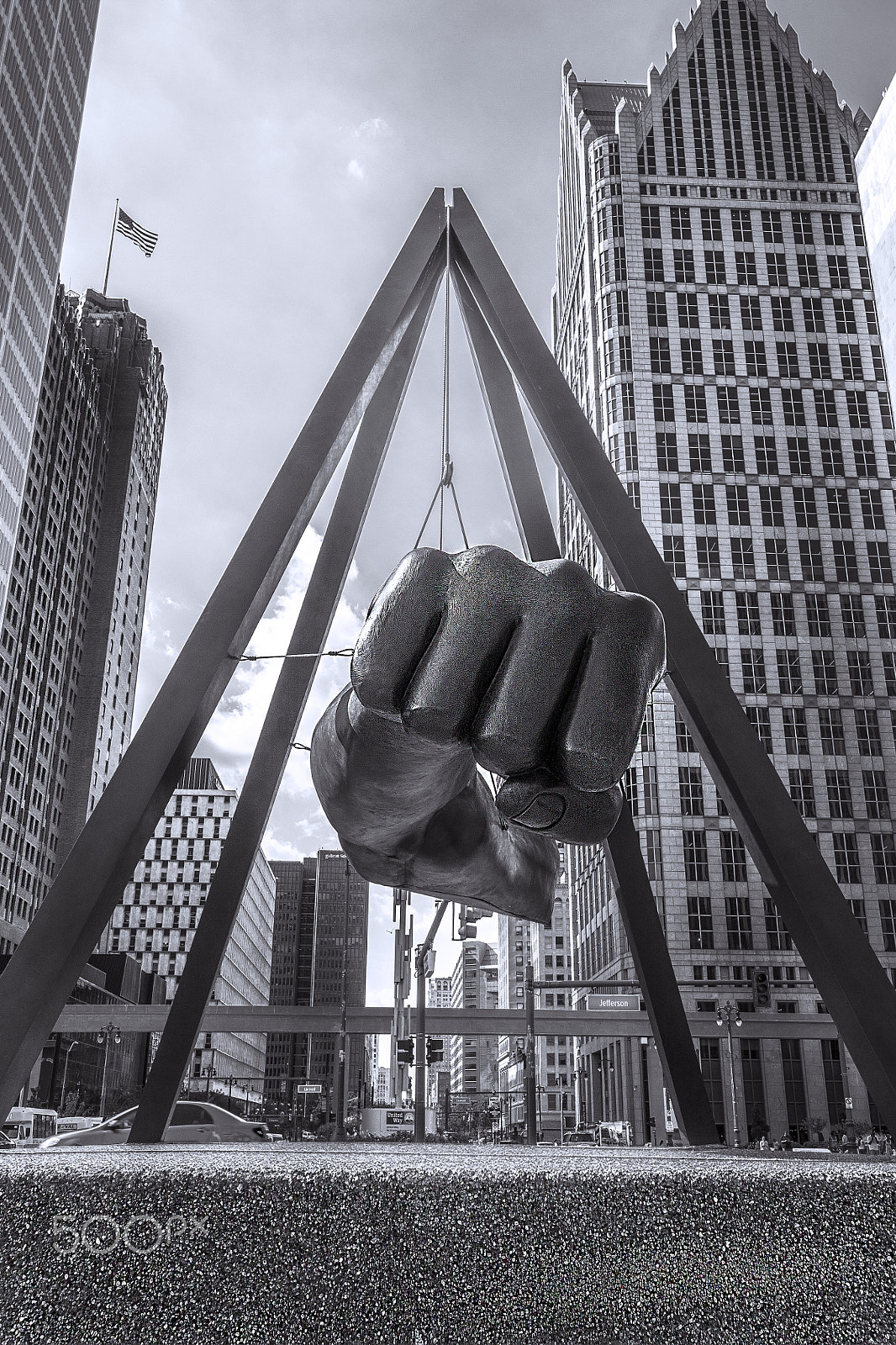 Sigma 10-20mm F3.5 EX DC HSM sample photo. Detroit fist photography