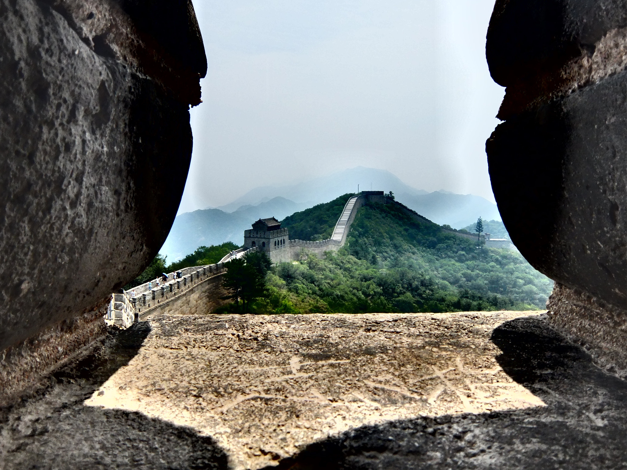 Fujifilm XF1 sample photo. The great hole of the great wall photography