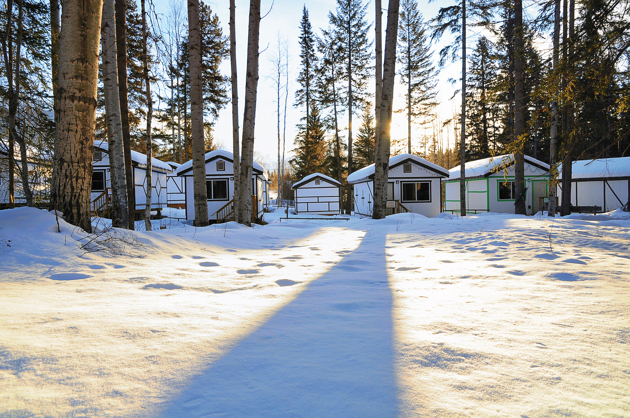 Nikon D300 sample photo. The cabins photography