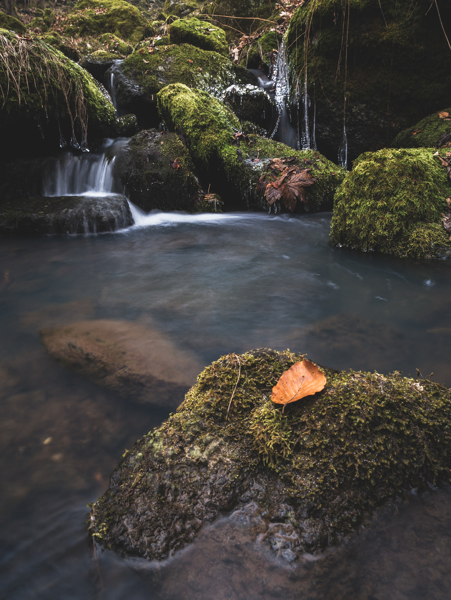 Panasonic Lumix G X Vario 12-35mm F2.8 ASPH Power OIS sample photo. Waterfall in nenderoth, hessen, germany ii photography