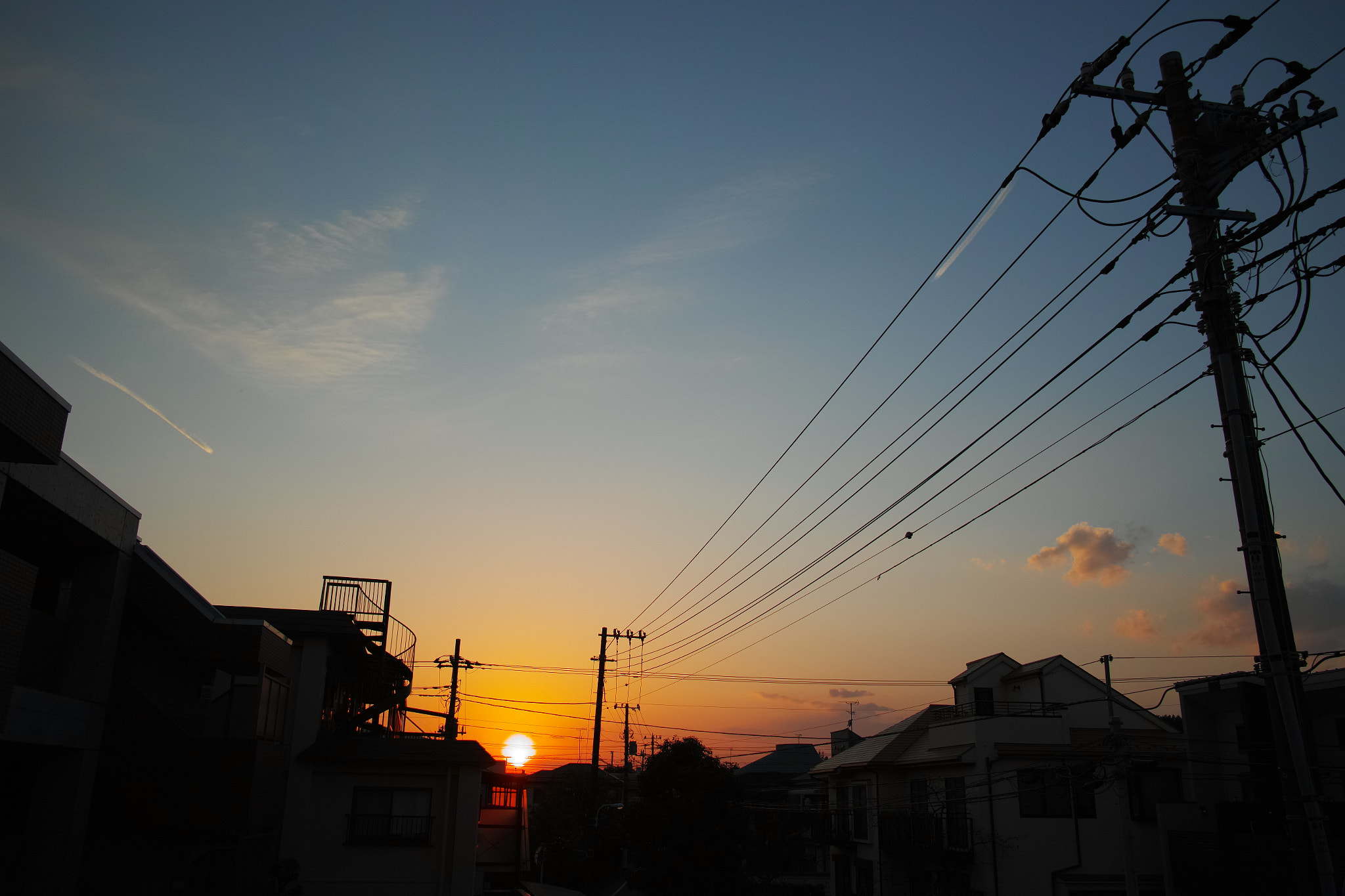 Sigma dp1 Quattro sample photo. Sunset in my town photography