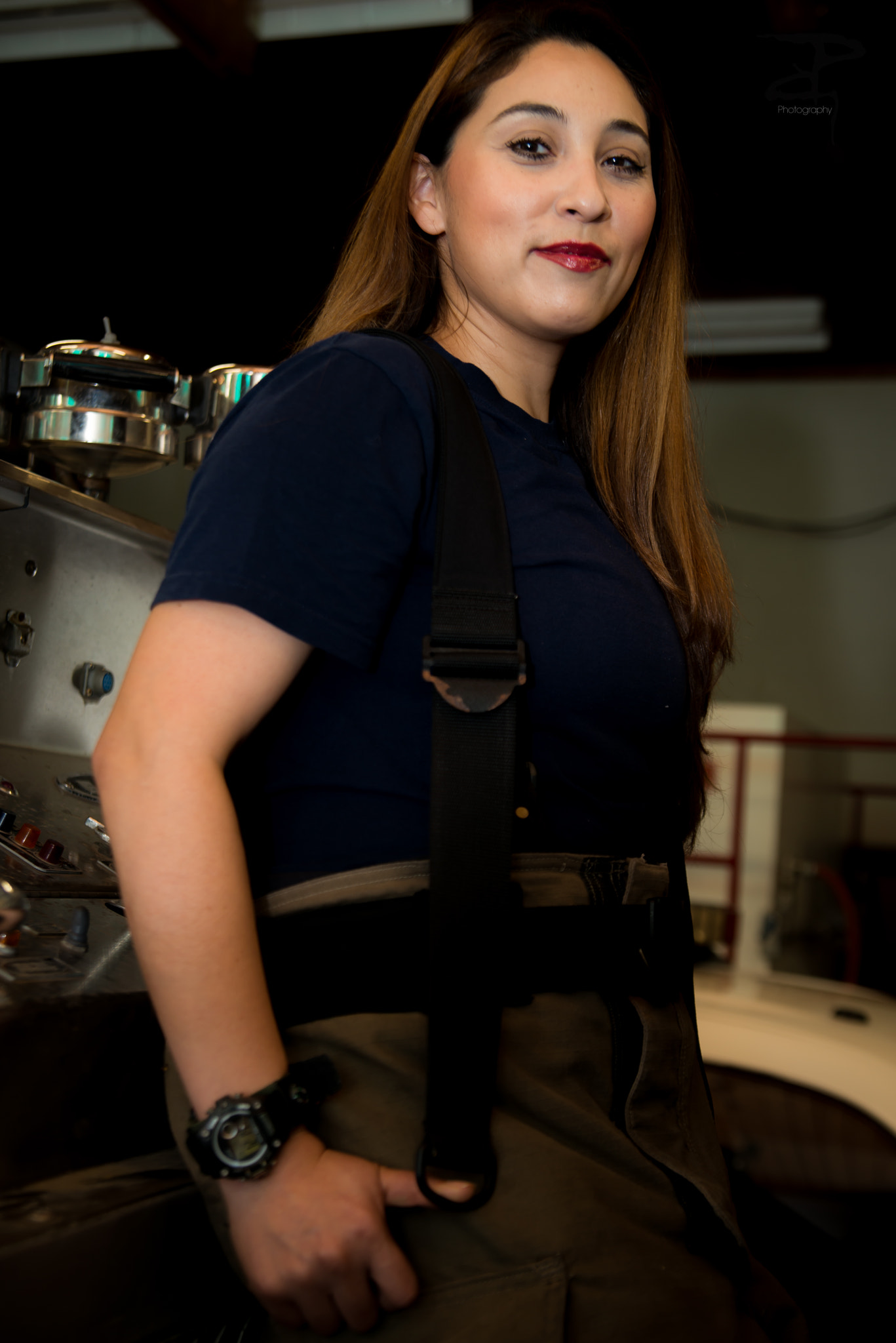 Nikon D800 sample photo. Female firefighter photography