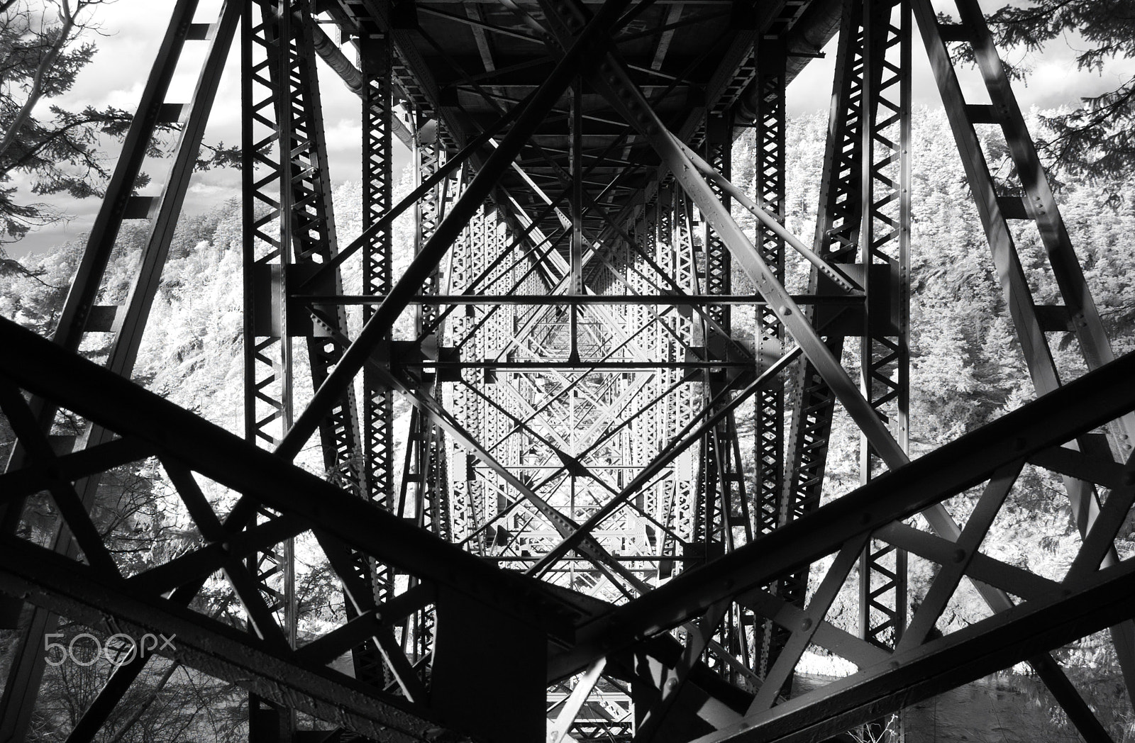 Nikon D70 sample photo. Girders photography