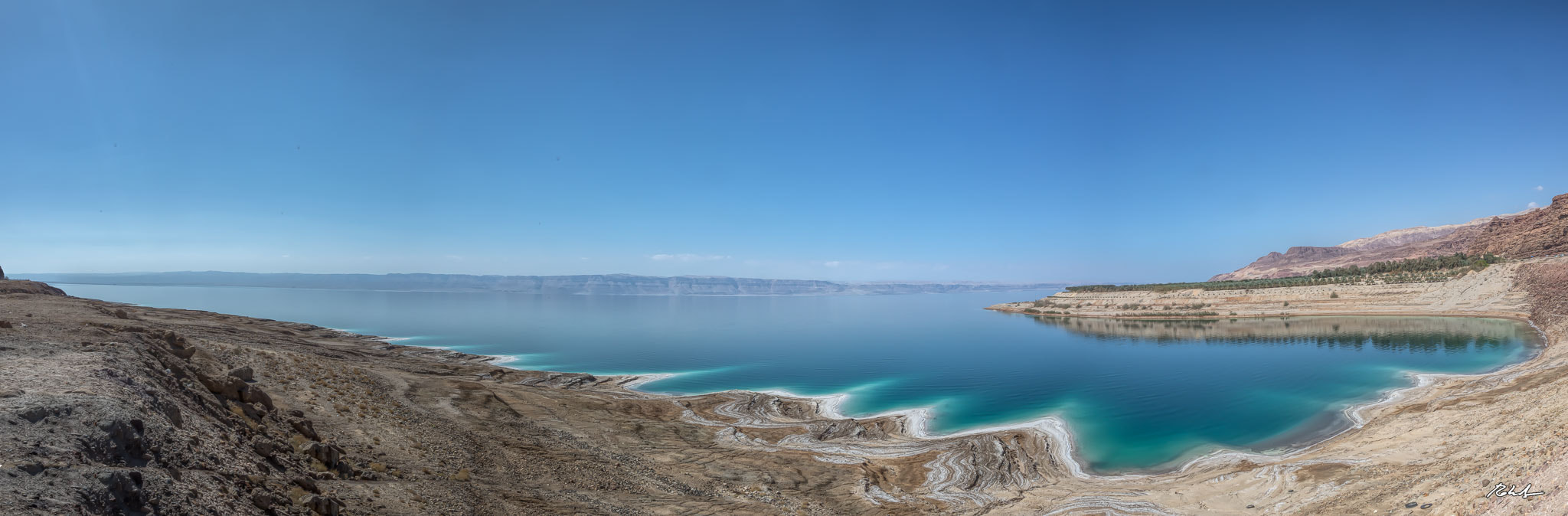 Canon EF 17-40mm F4L USM sample photo. Dead sea pano photography