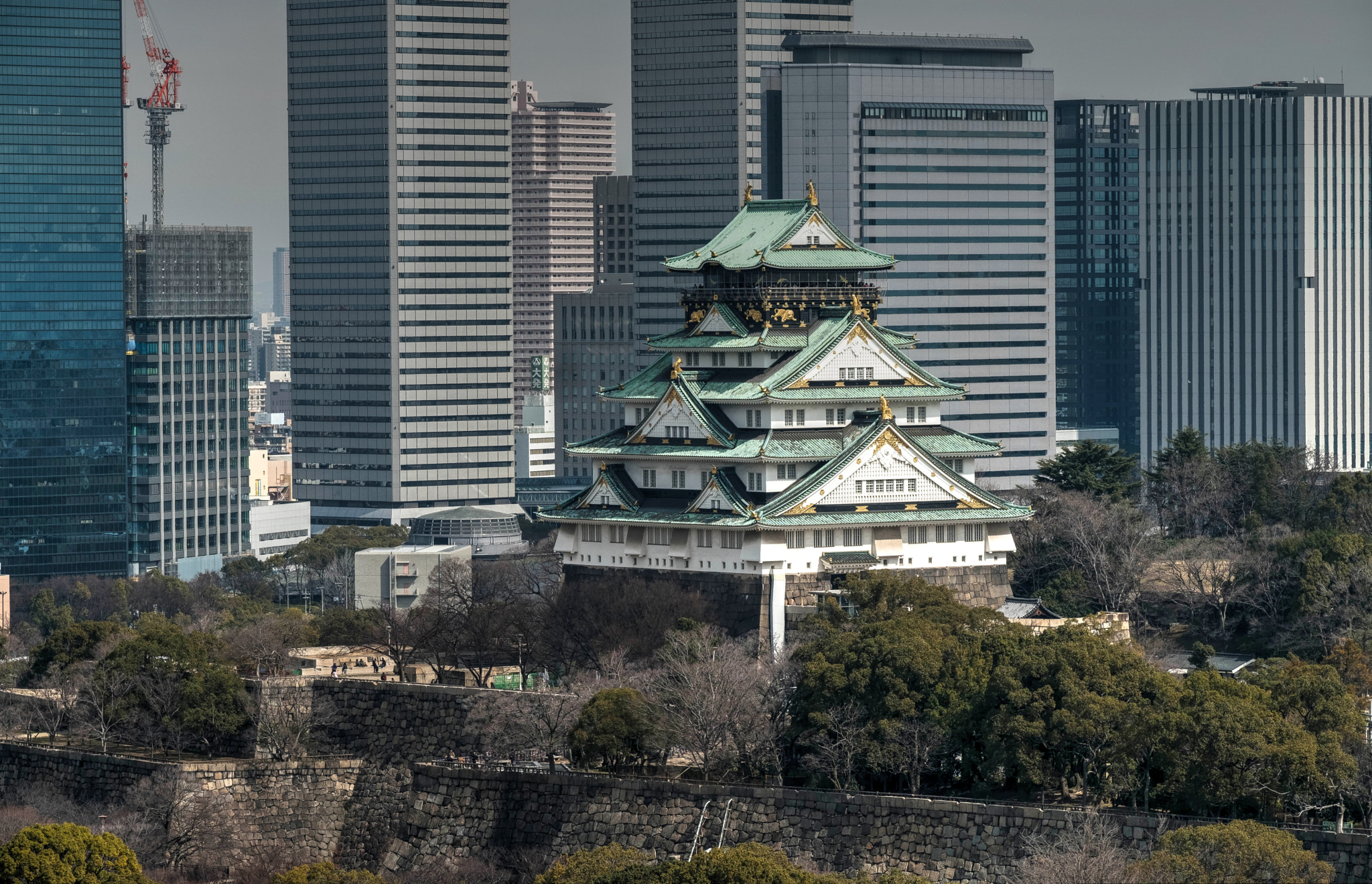 Fujifilm X-Pro2 + Fujifilm XF 50-140mm F2.8 R LM OIS WR sample photo. Ōsaka-jō photography