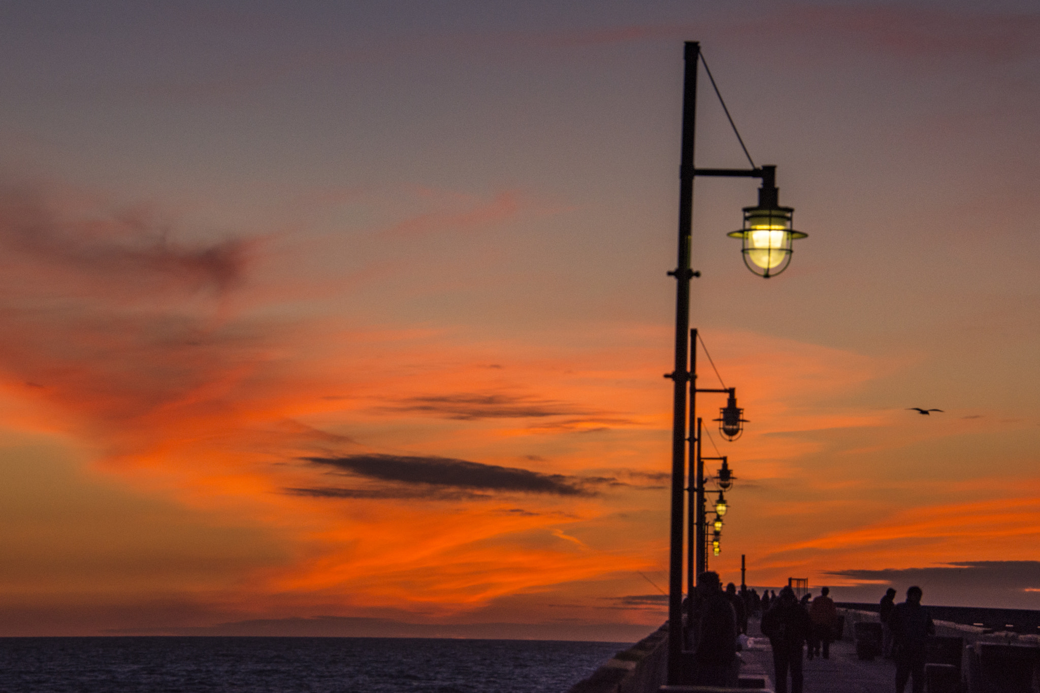 Nikon D7200 sample photo. Pacifica pier sunset photography