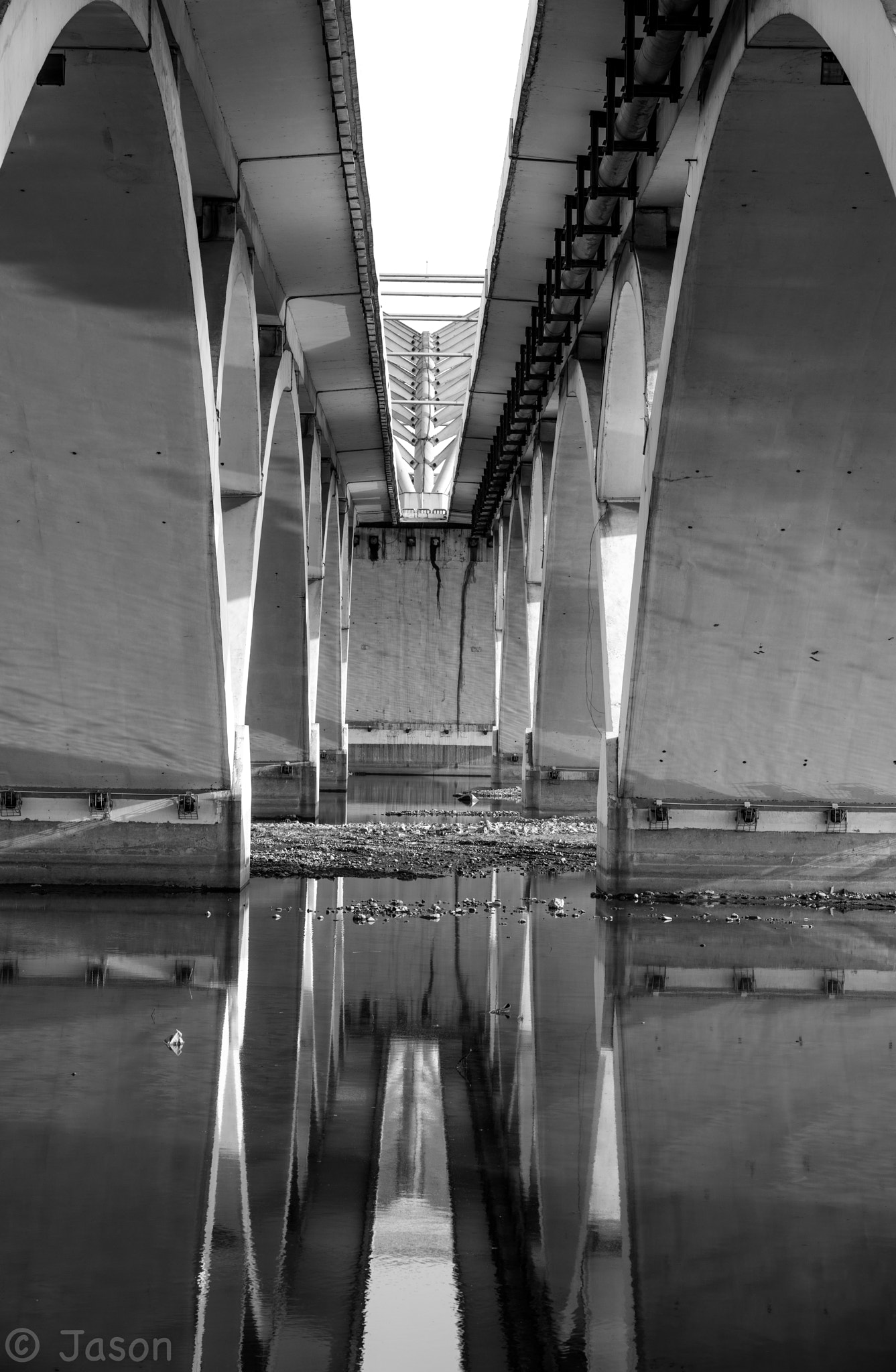 Sony FE 85mm F1.4 GM sample photo. Under the bridge photography