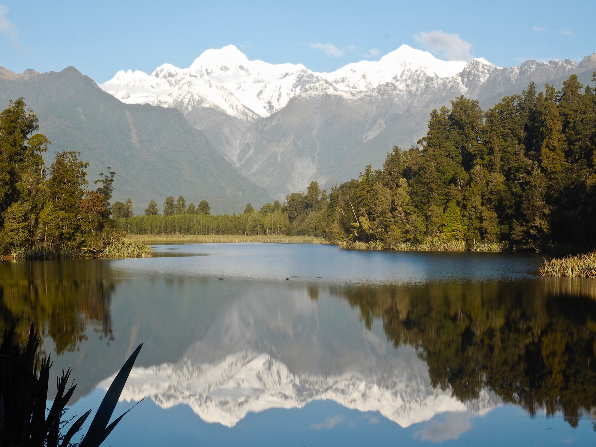 Olympus M.Zuiko Digital ED 12-40mm F2.8 Pro sample photo. Lake mathieson, fox glacier photography