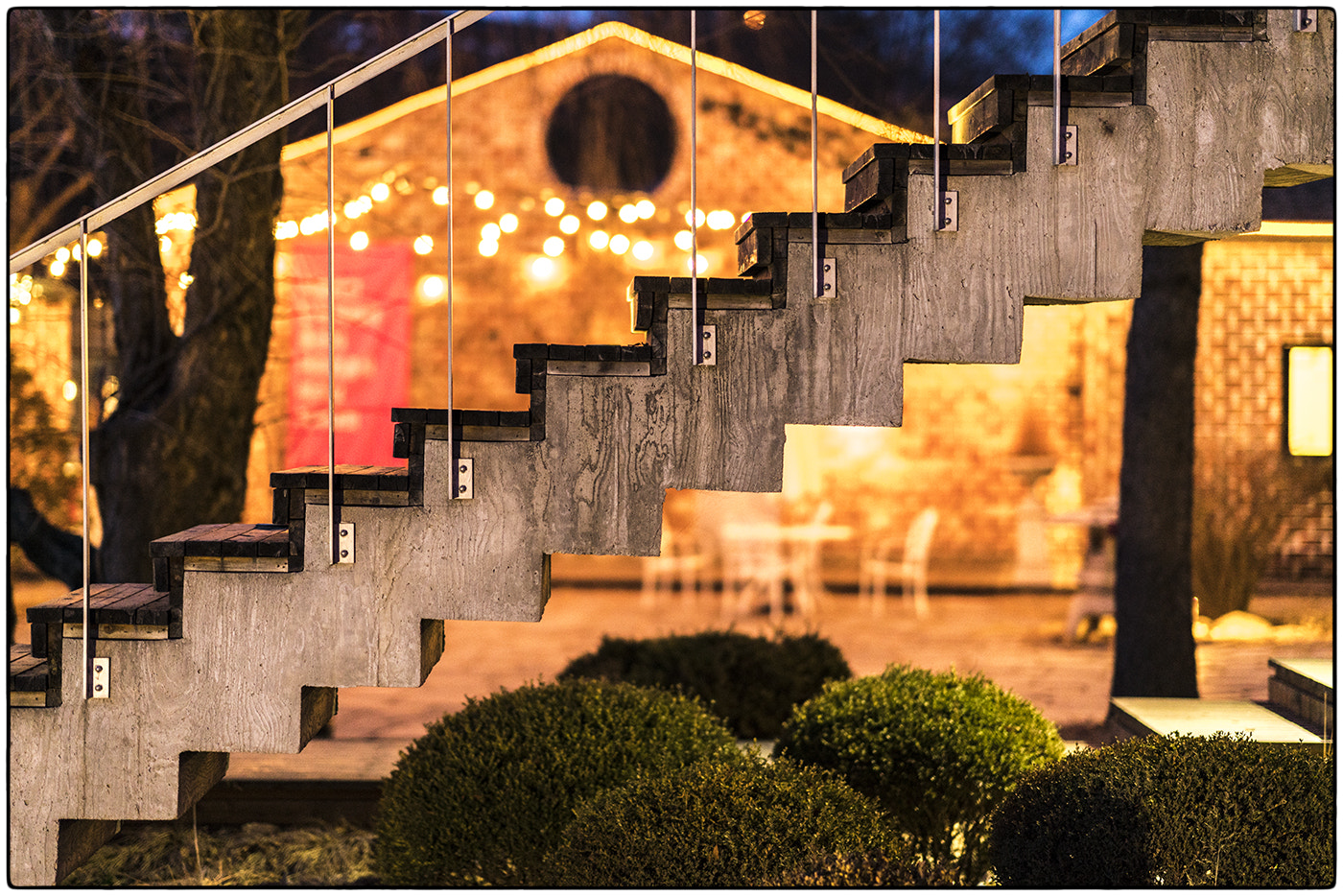 Sony FE 85mm F1.4 GM sample photo. Stair photography