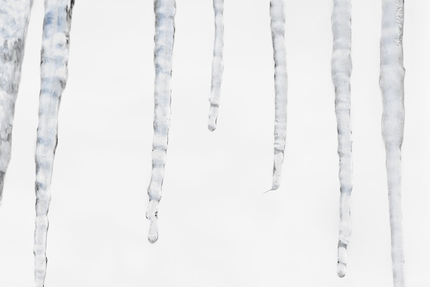 Pentax K10D sample photo. Stalactites of ice photography