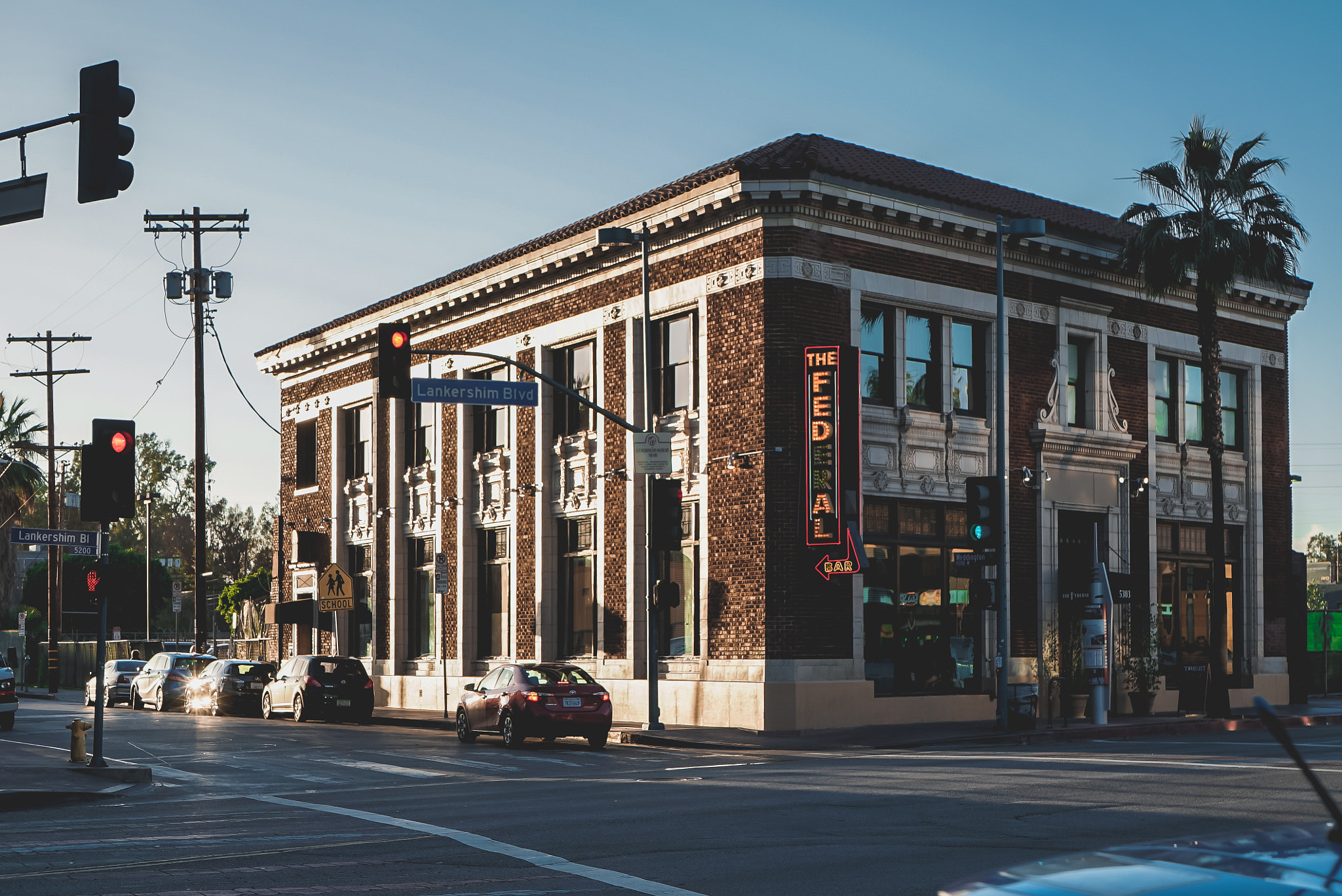 Sony a7S II + Sony Vario Tessar T* FE 24-70mm F4 ZA OSS sample photo. Federal. north hollywood. photography