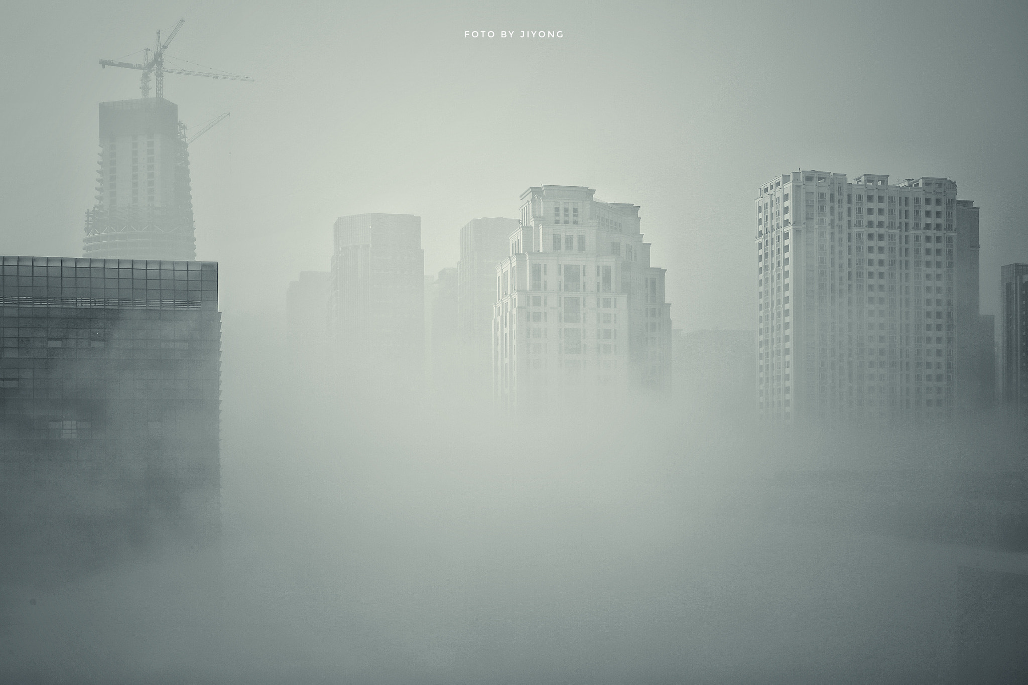 Canon EF 24-70mm F2.8L USM sample photo. My city in the mist photography