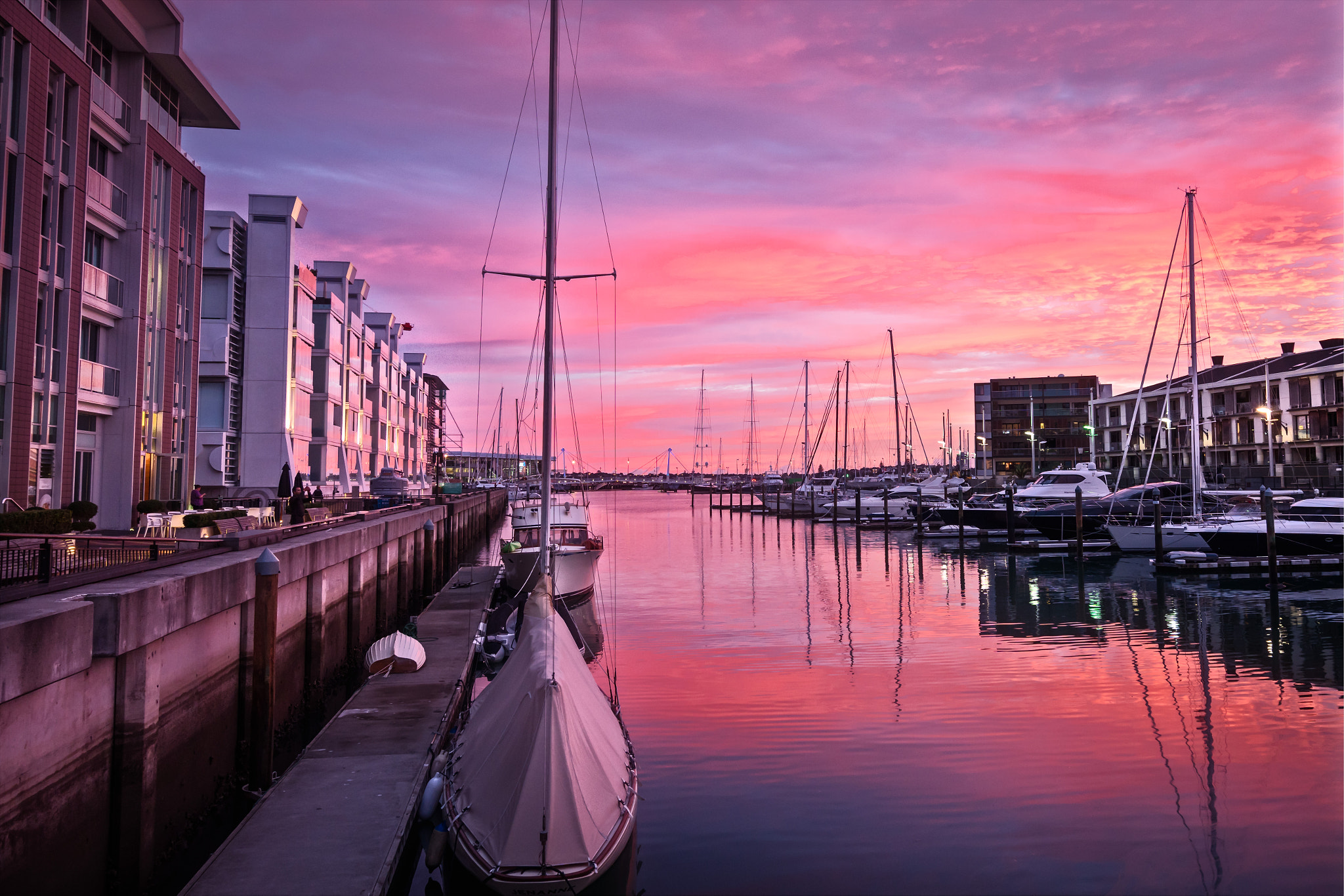 Sony a6500 sample photo. Auckland sunrise photography