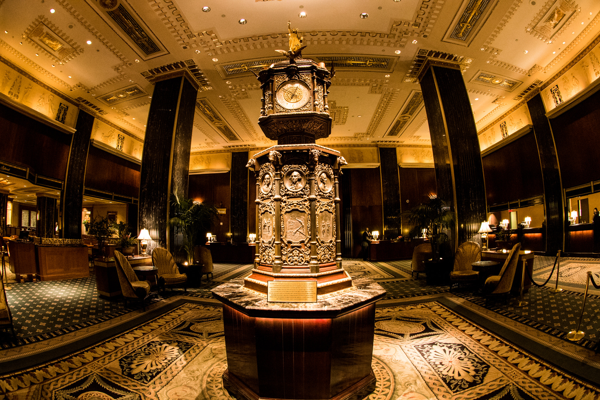 Nikon AF DX Fisheye-Nikkor 10.5mm F2.8G ED sample photo. The last hours of the waldorf before it's closure photography