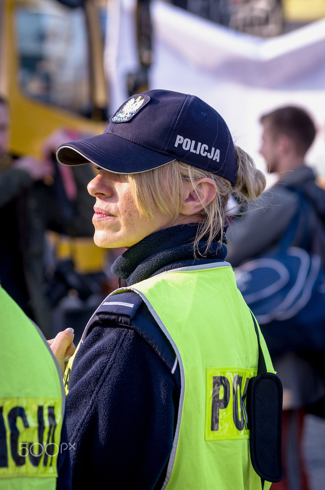 Pentax K-3 sample photo. Policewoman photography
