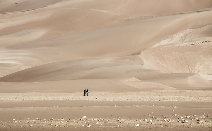 Pentax smc DA* 50-135mm F2.8 ED (IF) SDM sample photo. Into the dunes photography