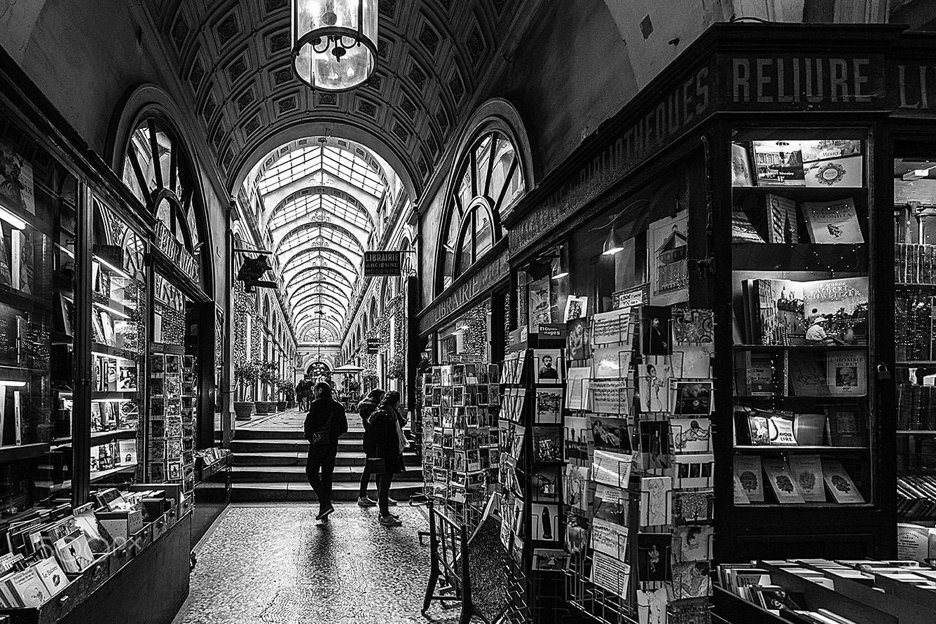 Nikon AF-S Nikkor 14-24mm F2.8G ED sample photo. La librairie du passage. photography