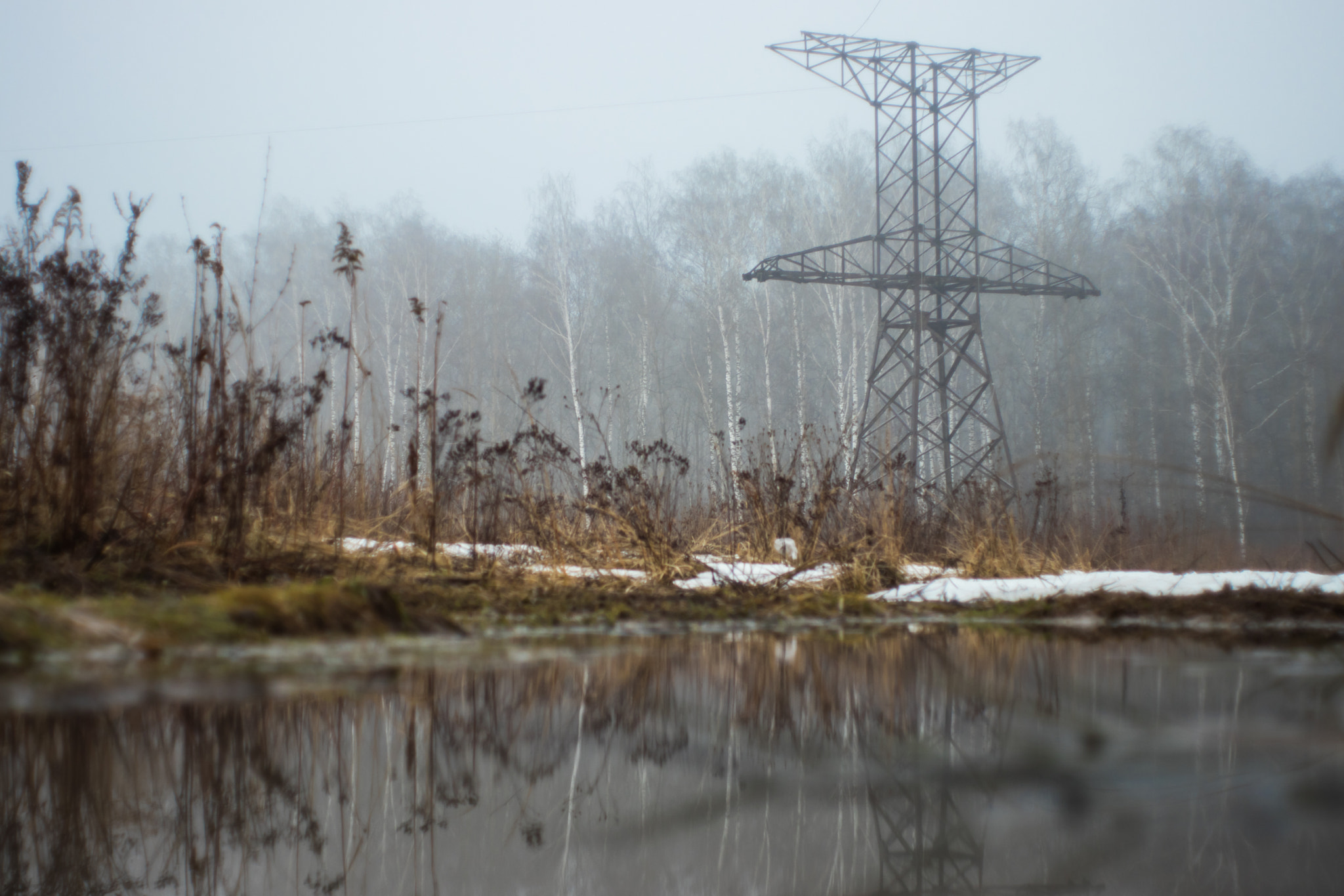 Canon EF 35-80mm f/4-5.6 sample photo. Lonely pylon photography