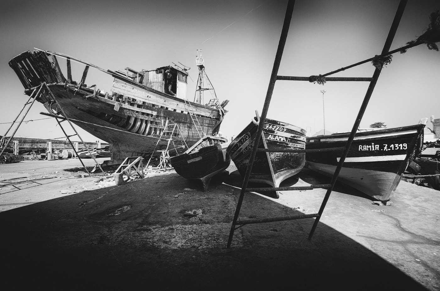 Pentax K-5 sample photo. Fishing harbor in essaouira photography