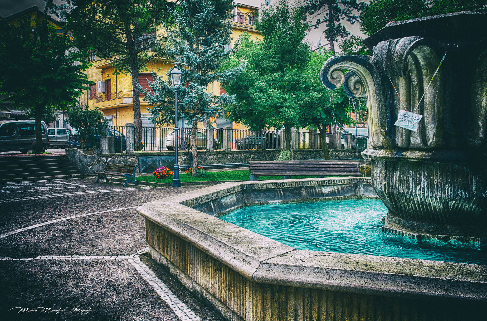 Samsung NX100 sample photo. Fontana di pontecorvo photography