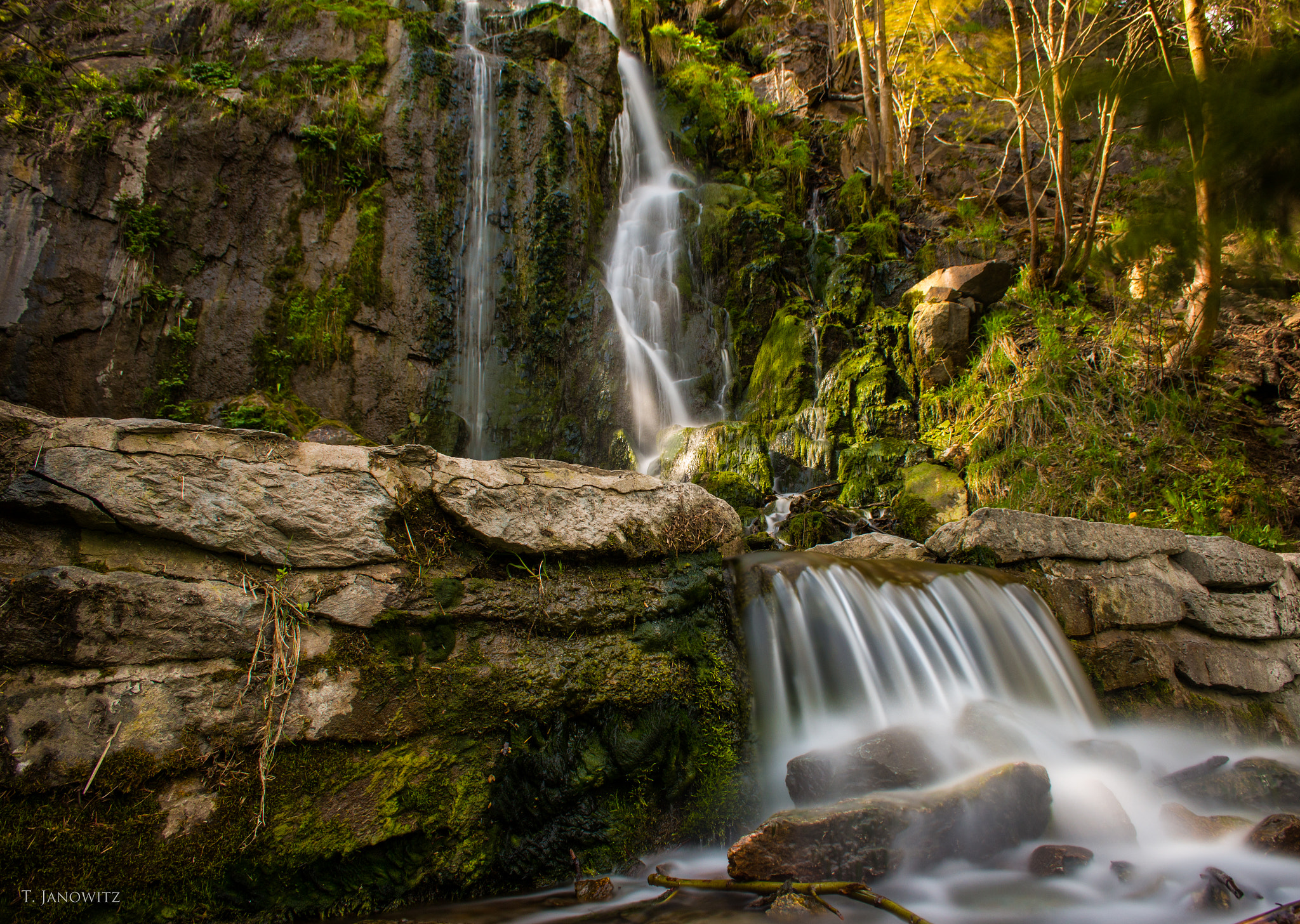 Canon EF-S 18-55mm F3.5-5.6 II sample photo. Königshütte waterfall photography