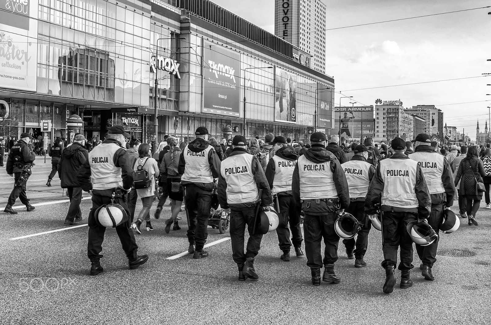 Sigma 17-50mm F2.8 EX DC HSM sample photo. Riot police photography