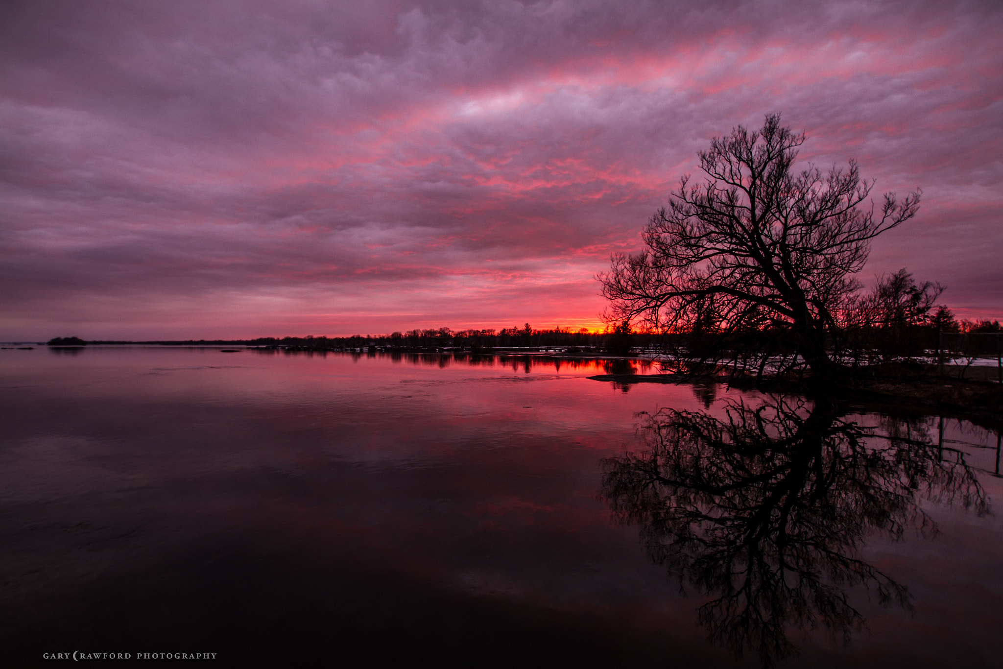 Sigma 10-20mm F3.5 EX DC HSM sample photo. Washago sunset photography