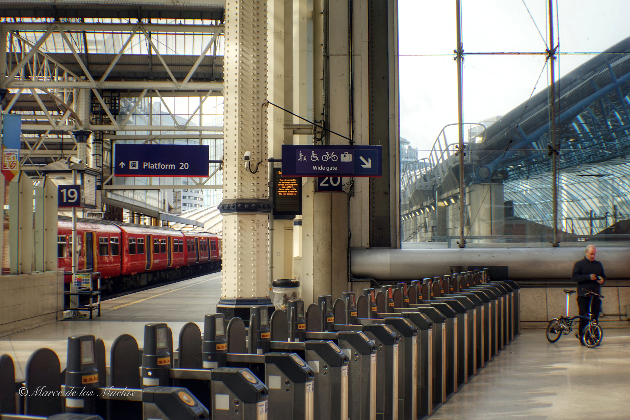 Sony a7R sample photo. Waterloo station london photography