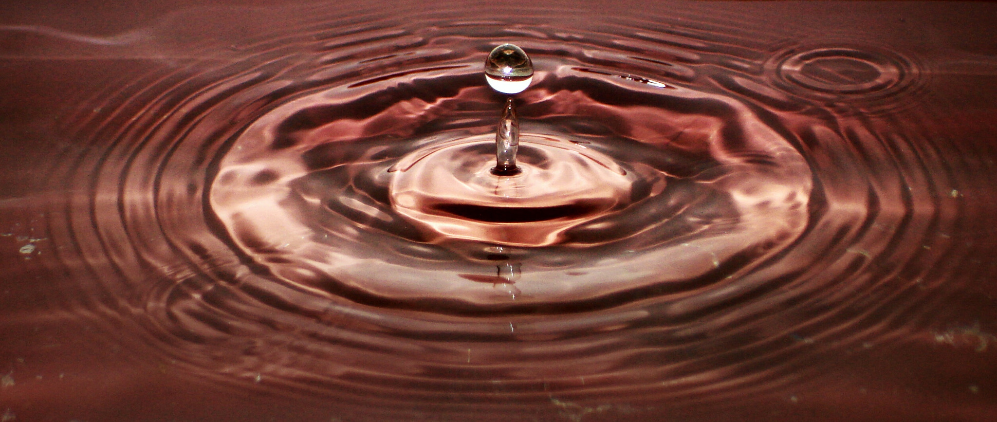 Sony DSC-W100 sample photo. Drop water photography