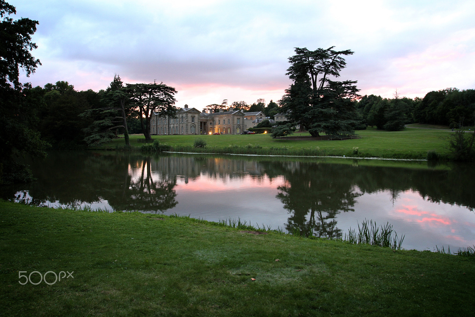 Canon EOS 7D + Canon EF 16-35mm F2.8L II USM sample photo. Compton verney sunset photography