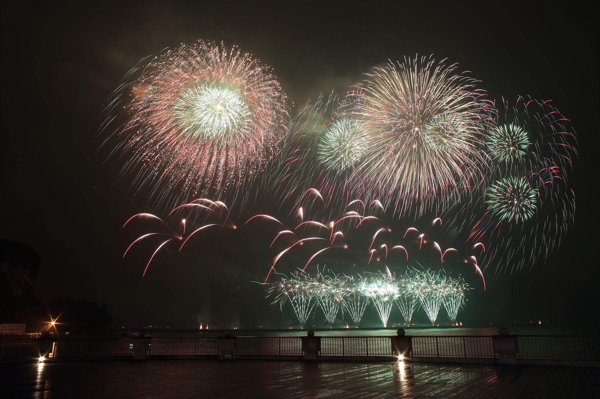 Canon EF 35-80mm f/4-5.6 sample photo. Fireworks show in kaohsiungport, taiwan photography