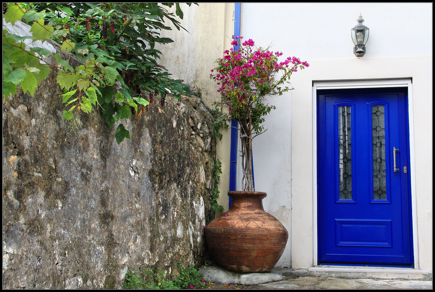 Canon EOS 450D (EOS Rebel XSi / EOS Kiss X2) sample photo. Blue door photography