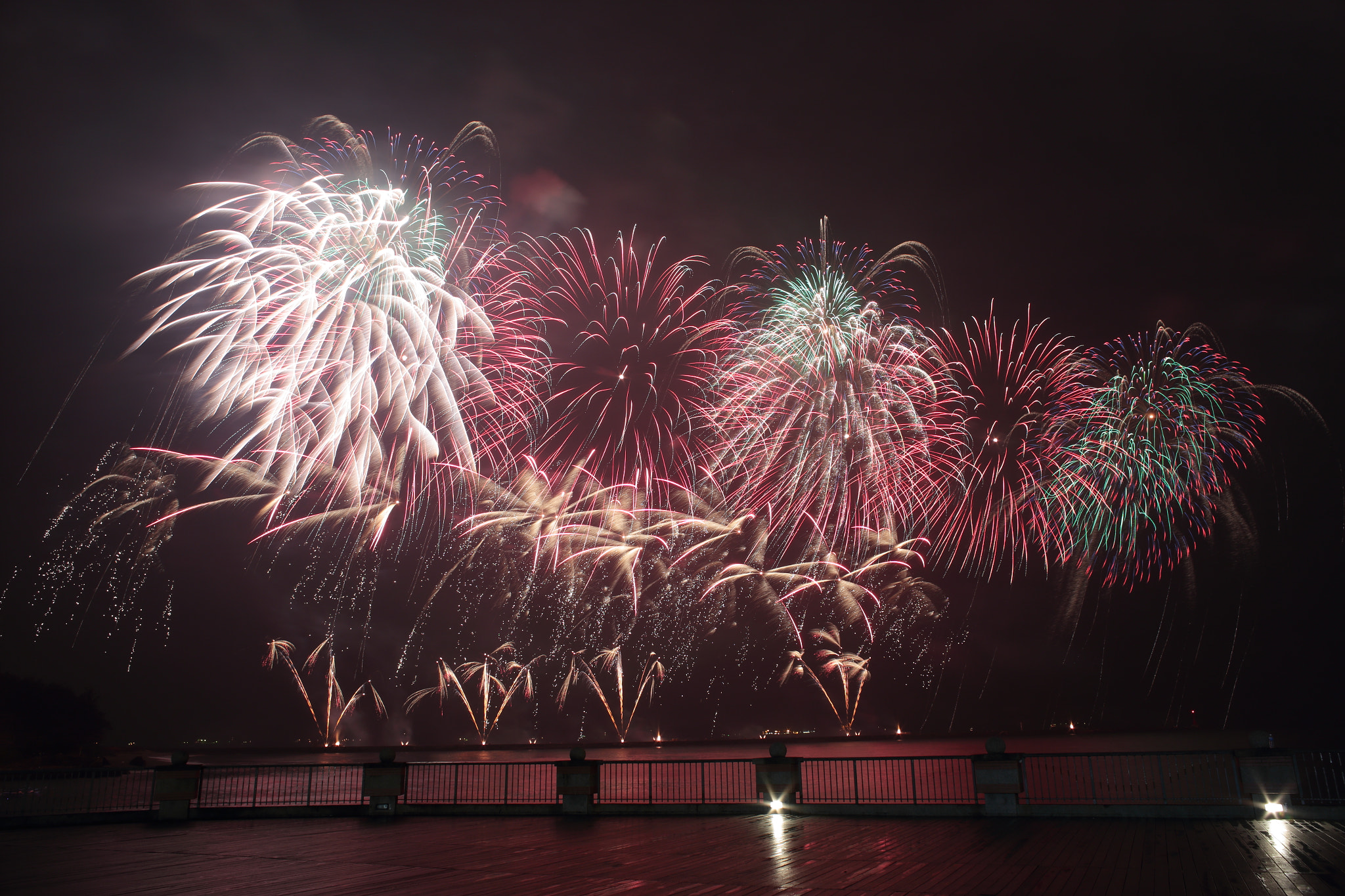 Canon EF 35-80mm f/4-5.6 sample photo. Fireworks show in kaohsiungport, taiwan photography