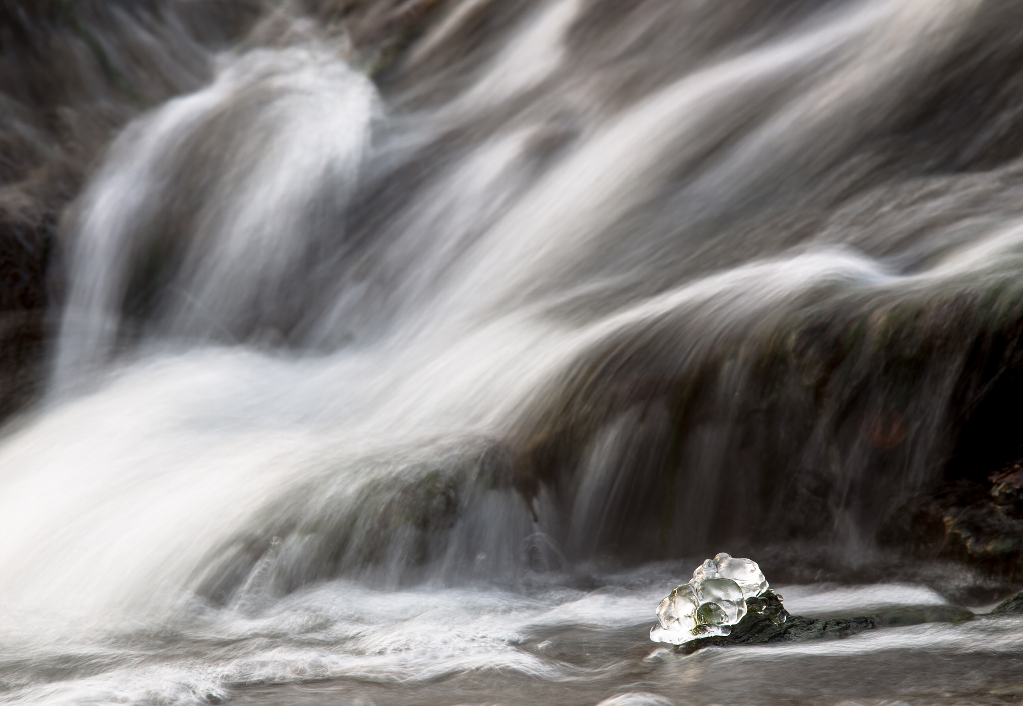 Tamron SP 150-600mm F5-6.3 Di VC USD sample photo. Beautiful ice on river photography
