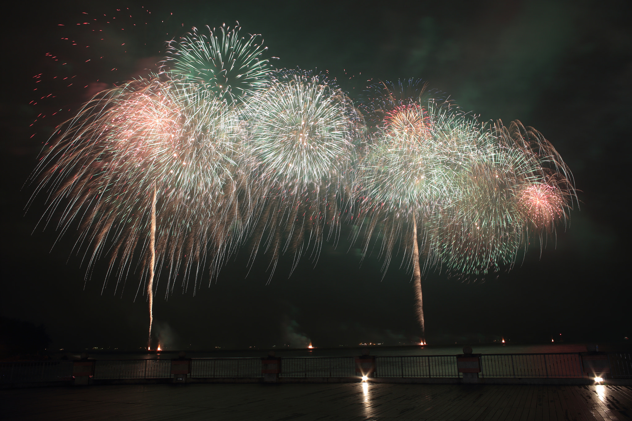 Canon EOS 6D + Canon EF 35-80mm f/4-5.6 sample photo. Fireworks show in kaohsiungport, taiwan photography