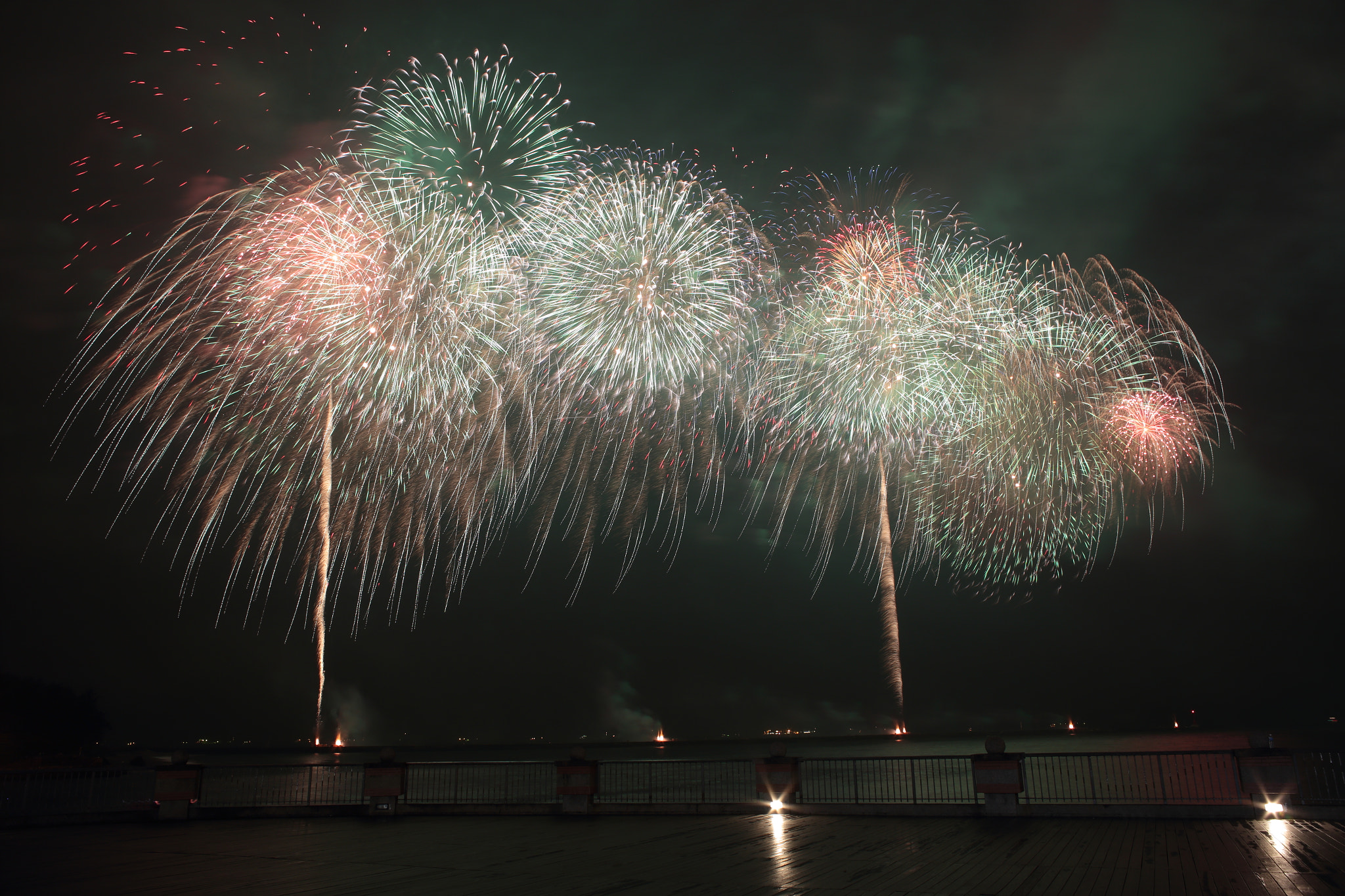Canon EF 35-80mm f/4-5.6 sample photo. Fireworks show in kaohsiungport, taiwan photography