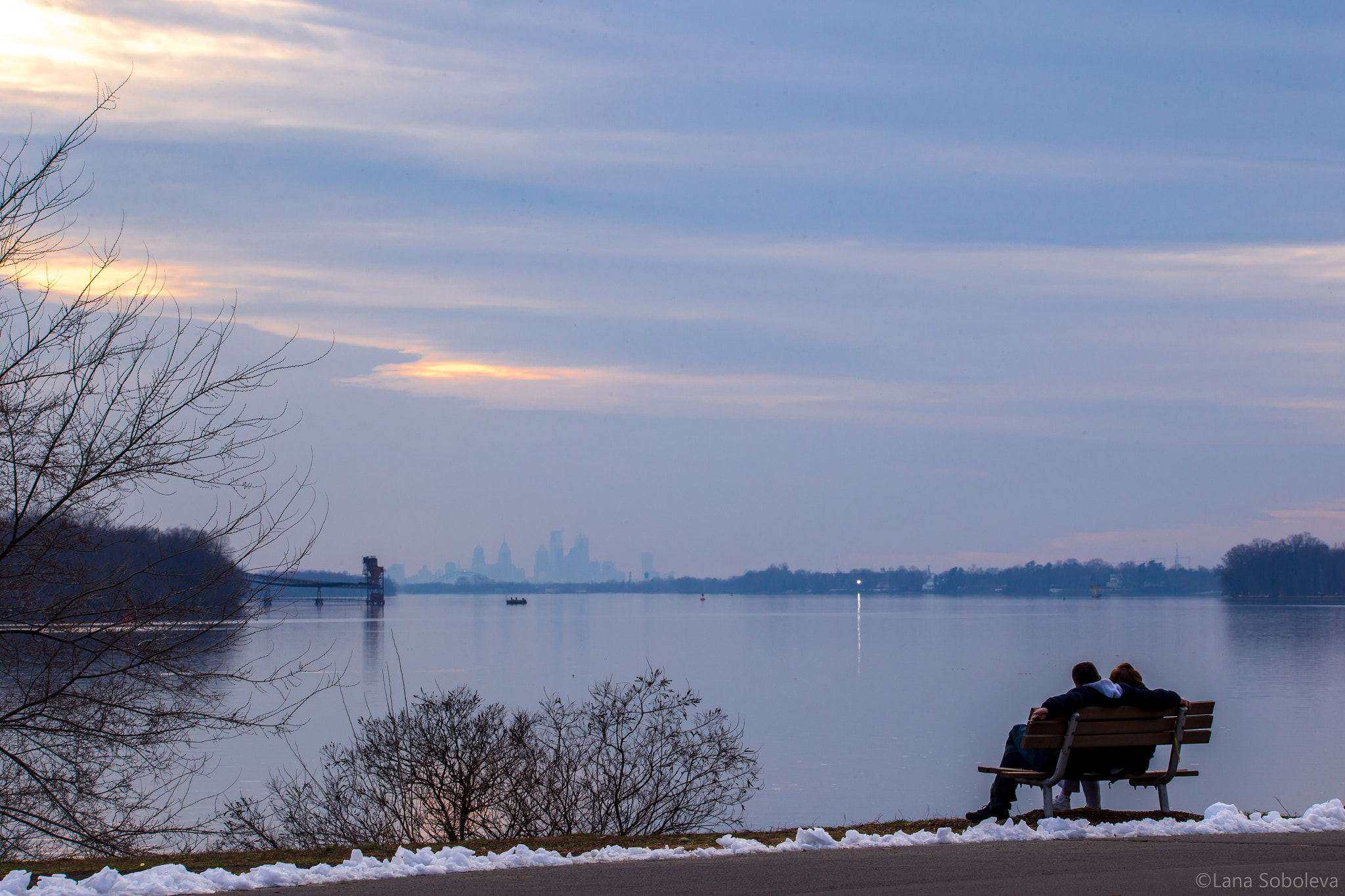 150-600mm F5-6.3 DG OS HSM | Contemporary 015 sample photo. Wintry river photography