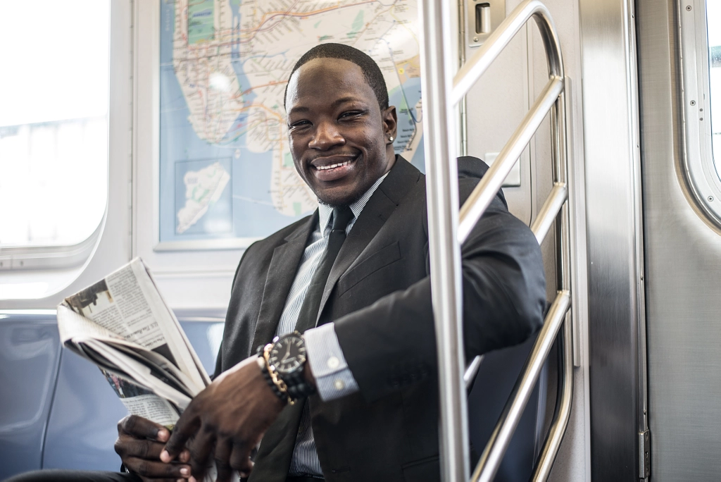 Business man in the subway by fabio formaggio on 500px.com