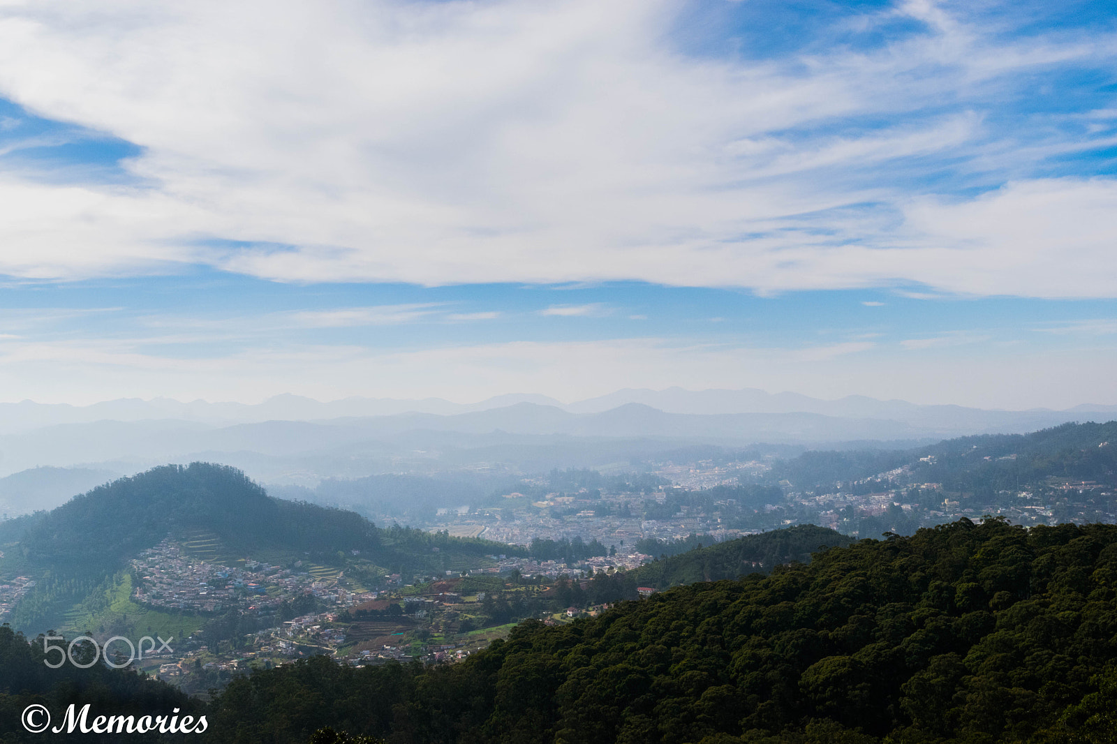 Nikon D3300 + Tamron SP AF 17-50mm F2.8 XR Di II LD Aspherical (IF) sample photo. Ooty city wide view photography