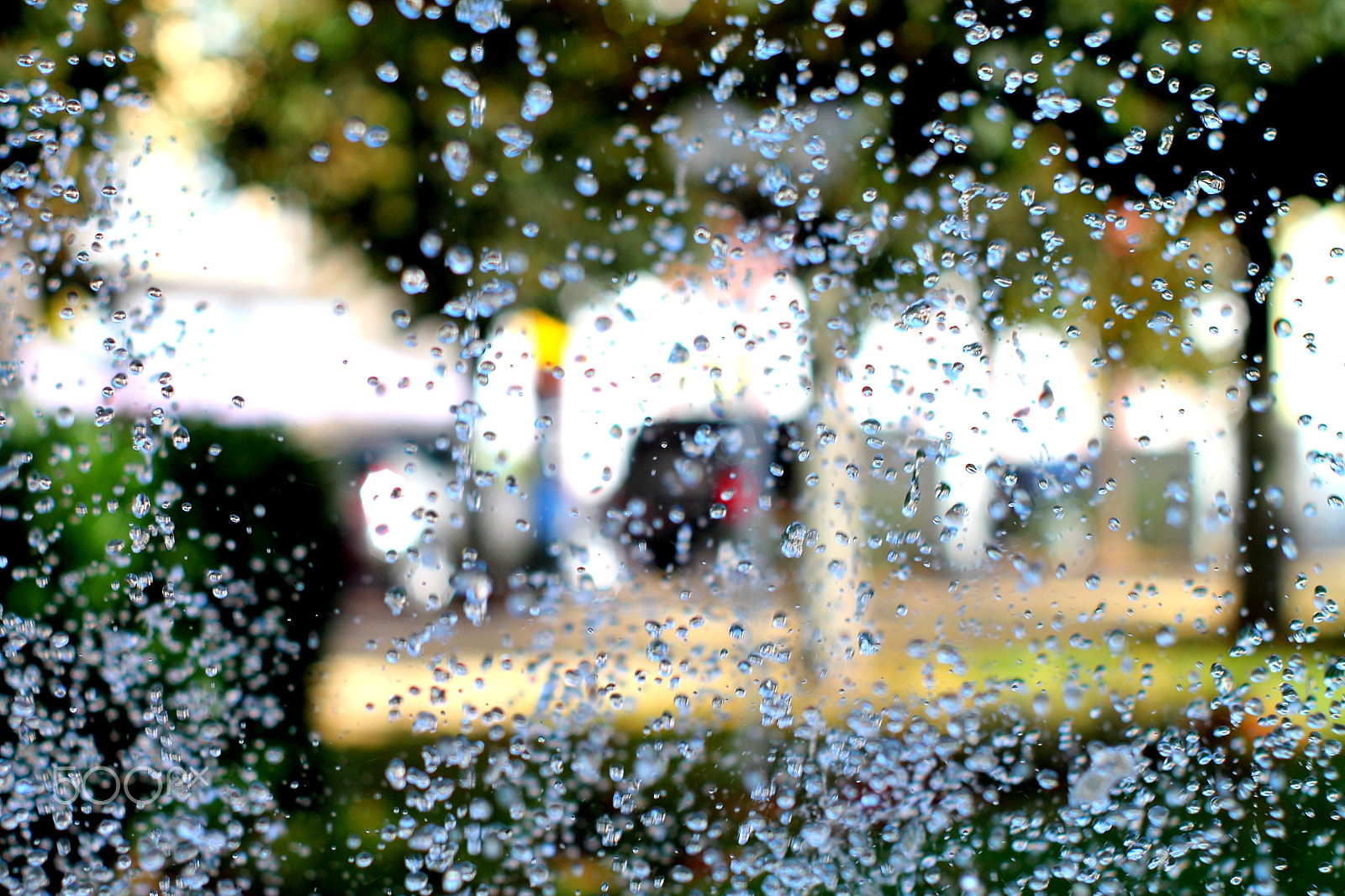 Canon EF 35-80mm f/4-5.6 sample photo. Fountain splashes photography