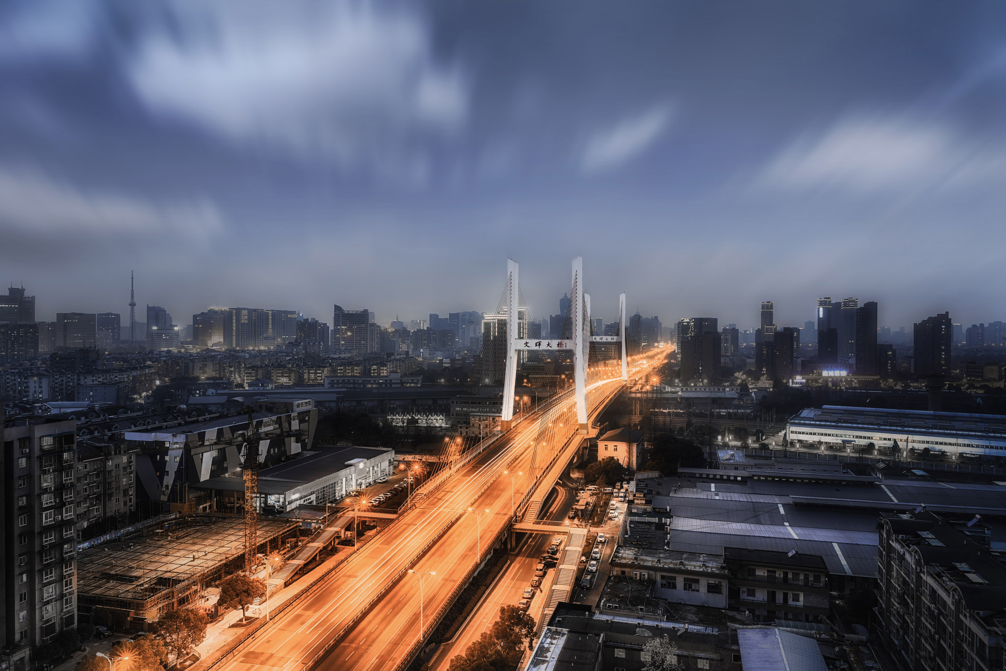 Sigma 24-70mm F2.8 EX DG HSM sample photo. 杭州文晖大桥 photography