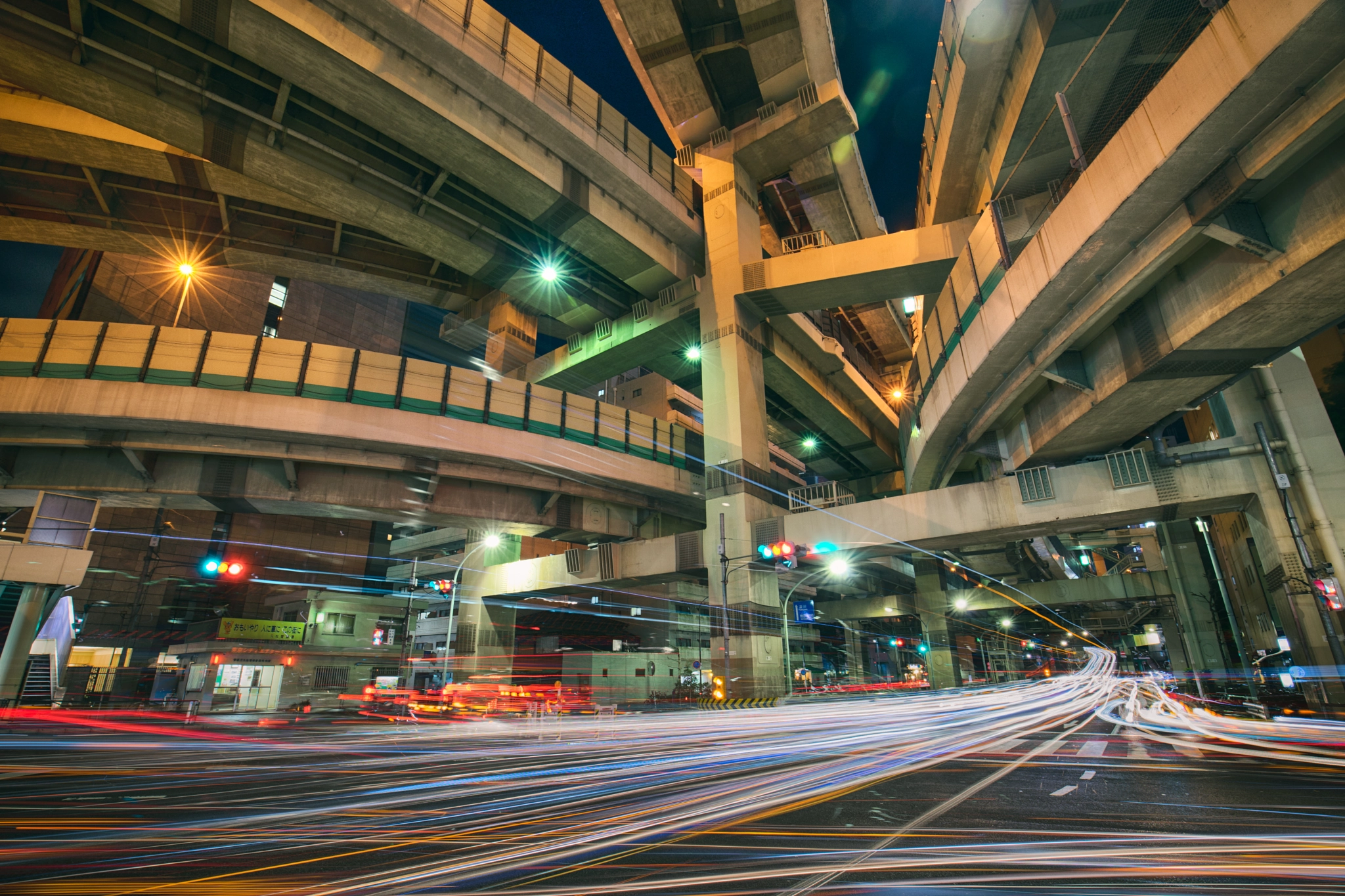 Canon EF 16-35mm F4L IS USM sample photo. Hakozaki junktion in tokyo photography