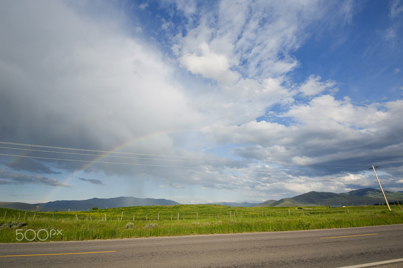 Nikon D700 sample photo. Montana rainbow photography