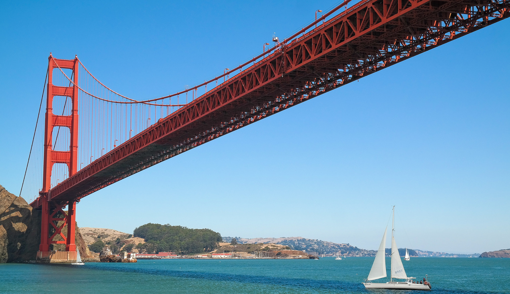 Samsung EK-GN120 sample photo. Golden gate bridge photography