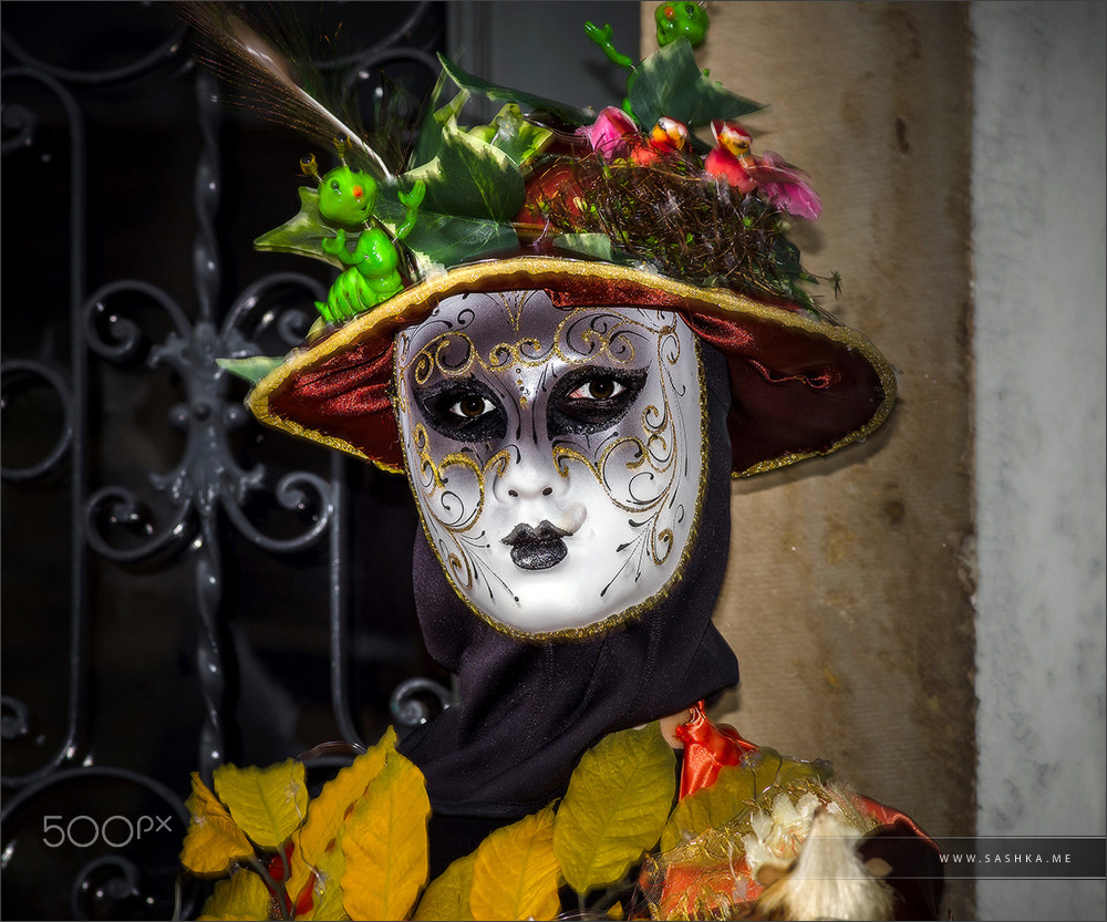 Sony a99 II sample photo. Rosheim, france: venetian carnival mask photography