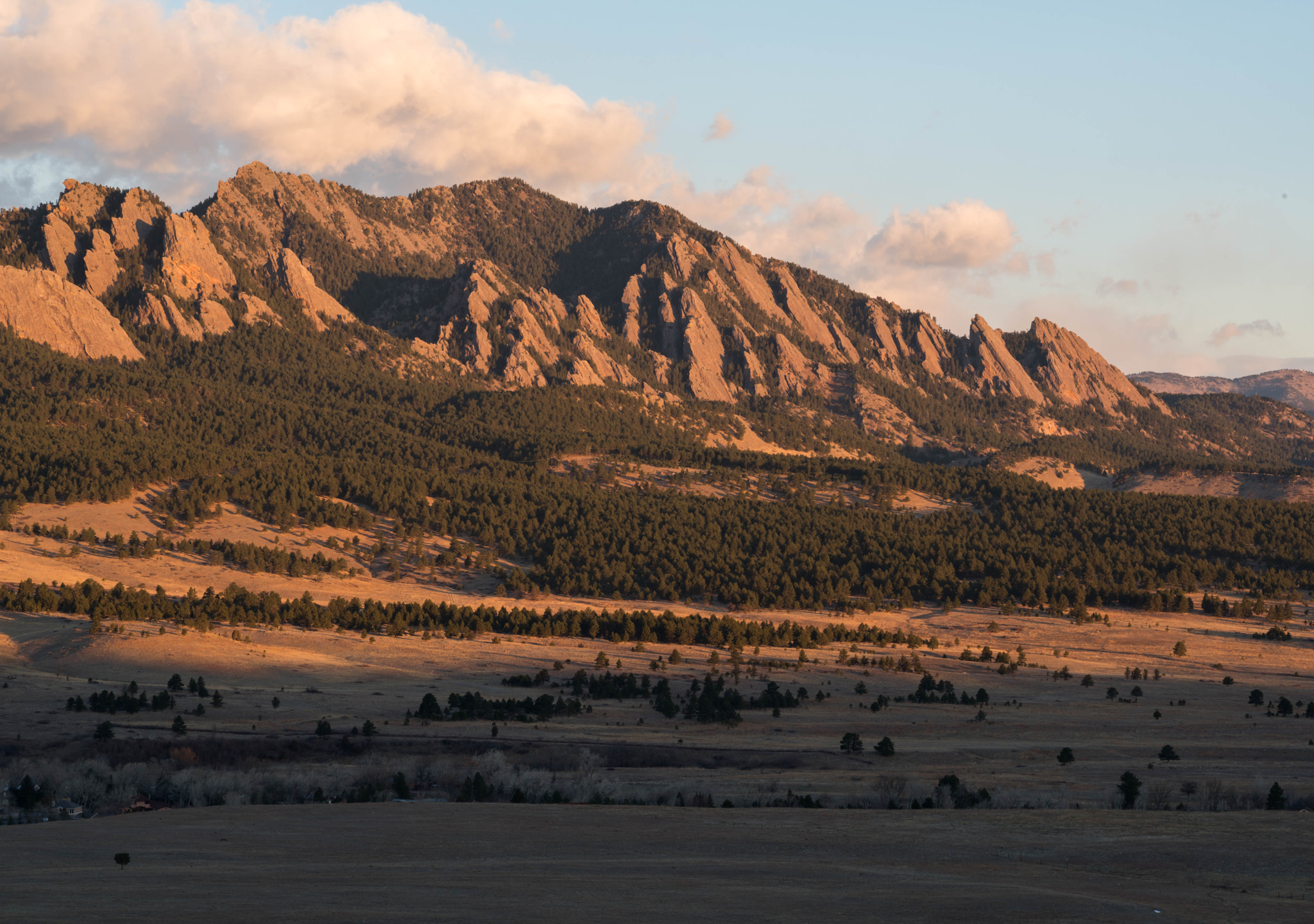 Sony a99 II + Sony 100mm F2.8 Macro sample photo. Jagged flatirons photography