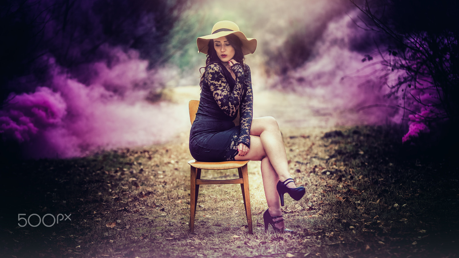 Nikon D800 sample photo. Smoking forest photography