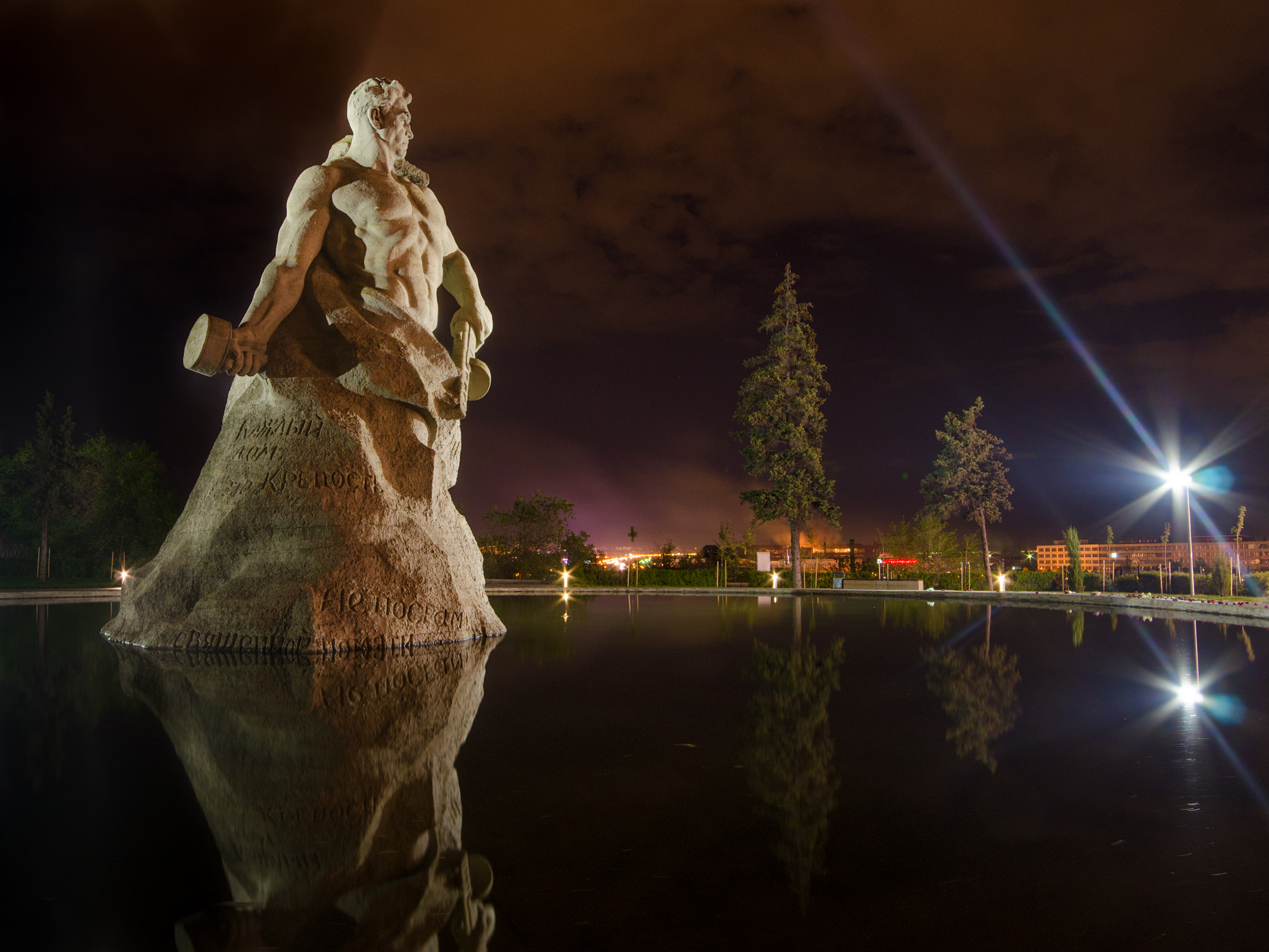 Nikon D5100 sample photo. Motherland monument, stalingrad(volgograd), russia photography