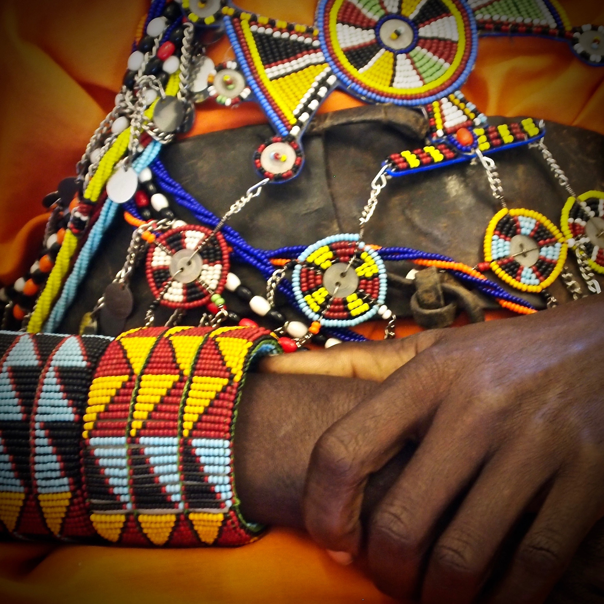 Olympus PEN E-PL1 sample photo. Masai woman's hands photography