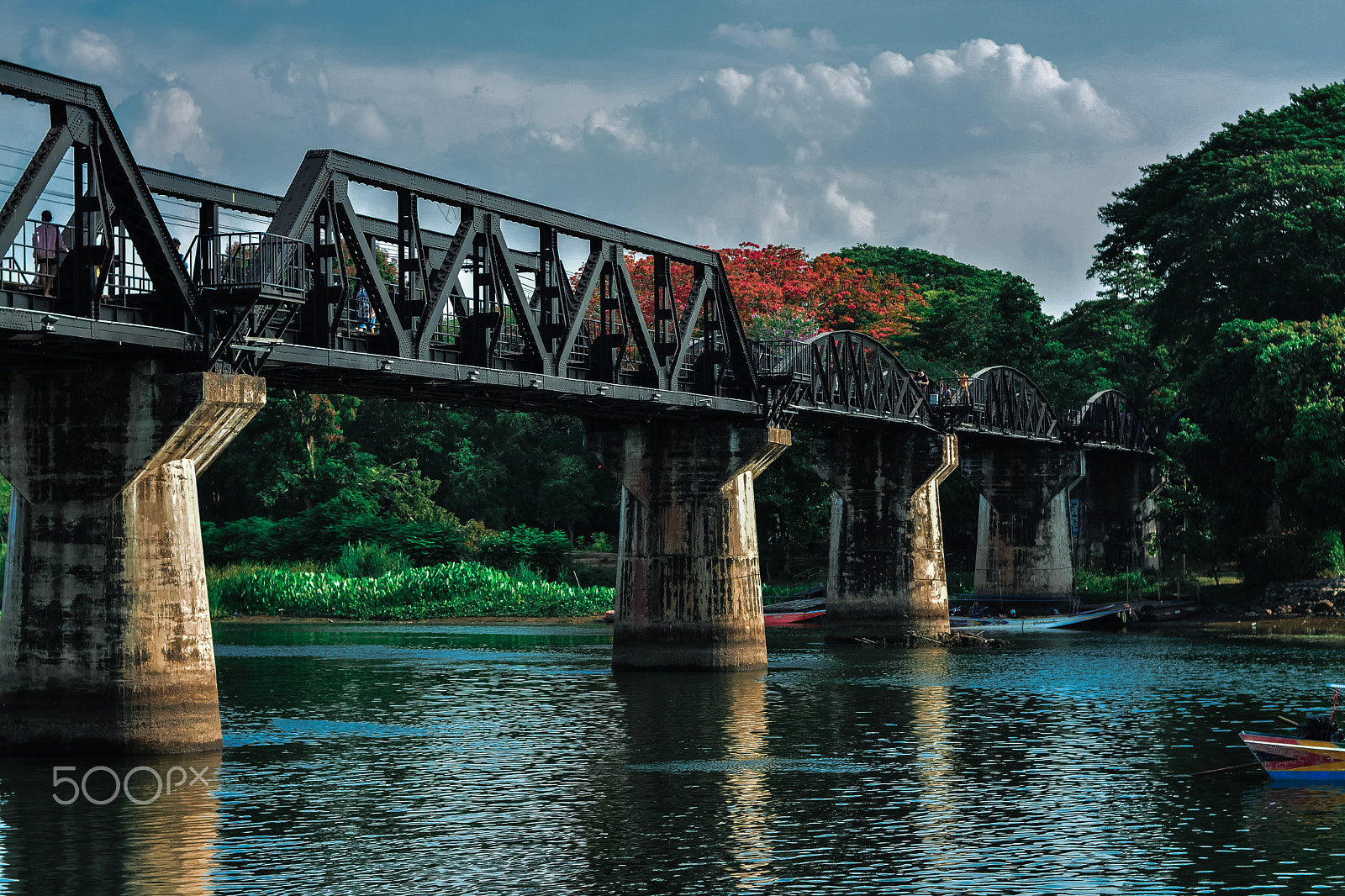 Nikon D7100 + Nikon AF Nikkor 50mm F1.4D sample photo. Bridge on the river kwai photography